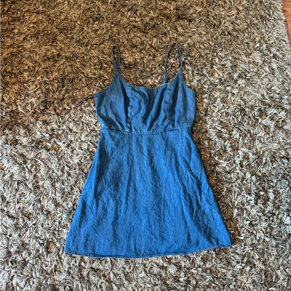 Old Navy Blue Textured Dress